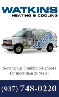 Watkins Heating and Cooling "Serving our Franklin Neighbors for more than 25 years!" with Watkins van